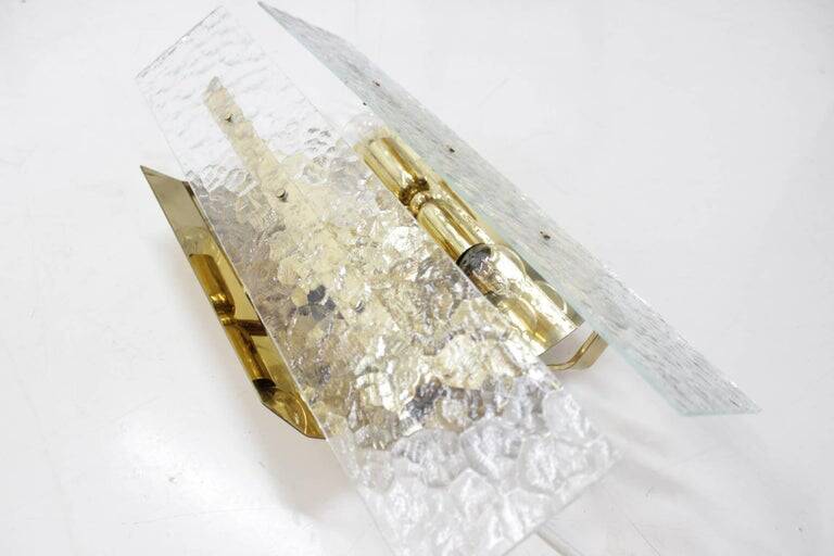 Glass Wall Lamp by J. T. Kalmar - Franken, 1970s