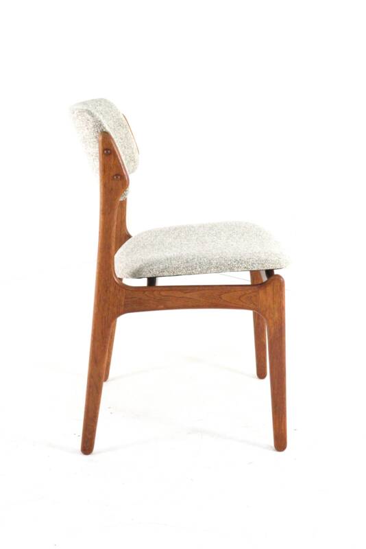 Set of 8 Erik Buch chairs for O.D. Møbler model 49 'Bur' - Danish design