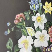Vintage Still Life Painting of Flowers