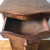 Meuble chiffonnier marqueterie ancien artisanal