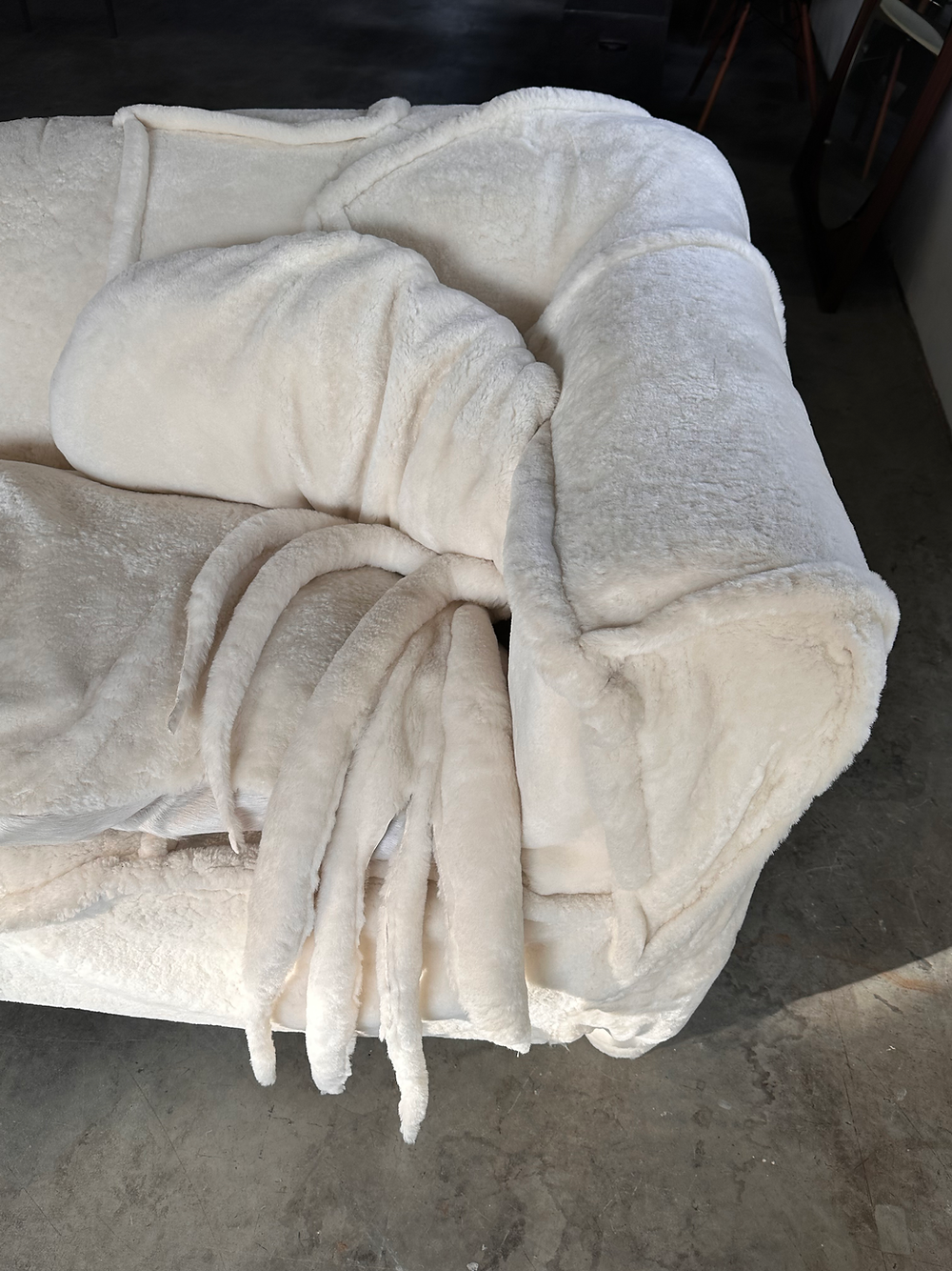 Vintage Sofa 'Octopus', upholstered by Carine Boxy, Belgium, 2024