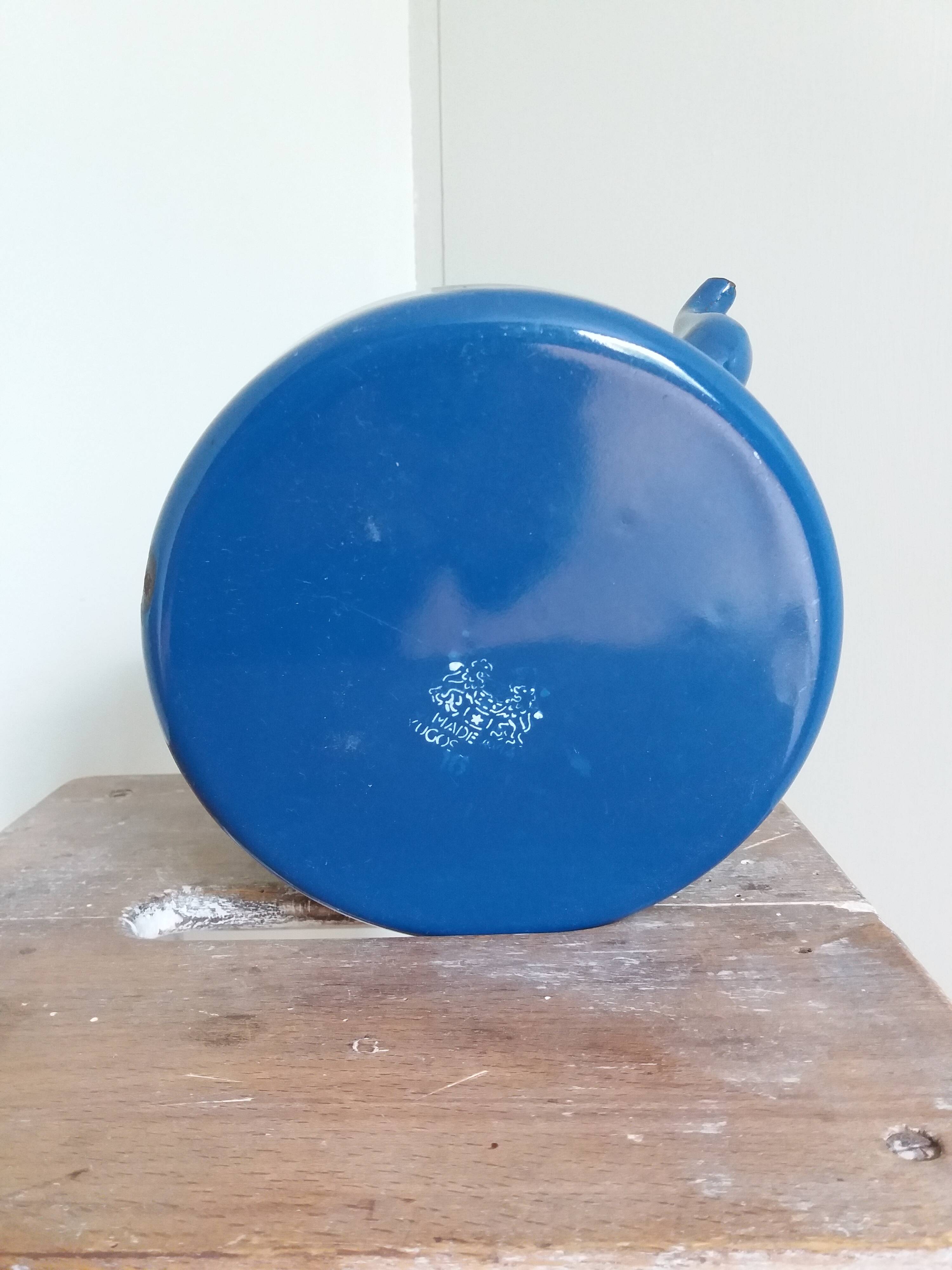 Enameled sheet coffee kettle