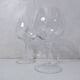 2 crystal wine tasting stemmed glasses