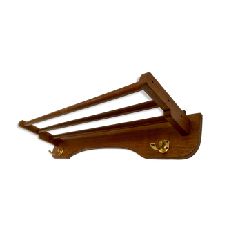 Vintage wall coat rack 60's
