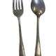 Box of two silver-plated metal cutlery p.darthuy
