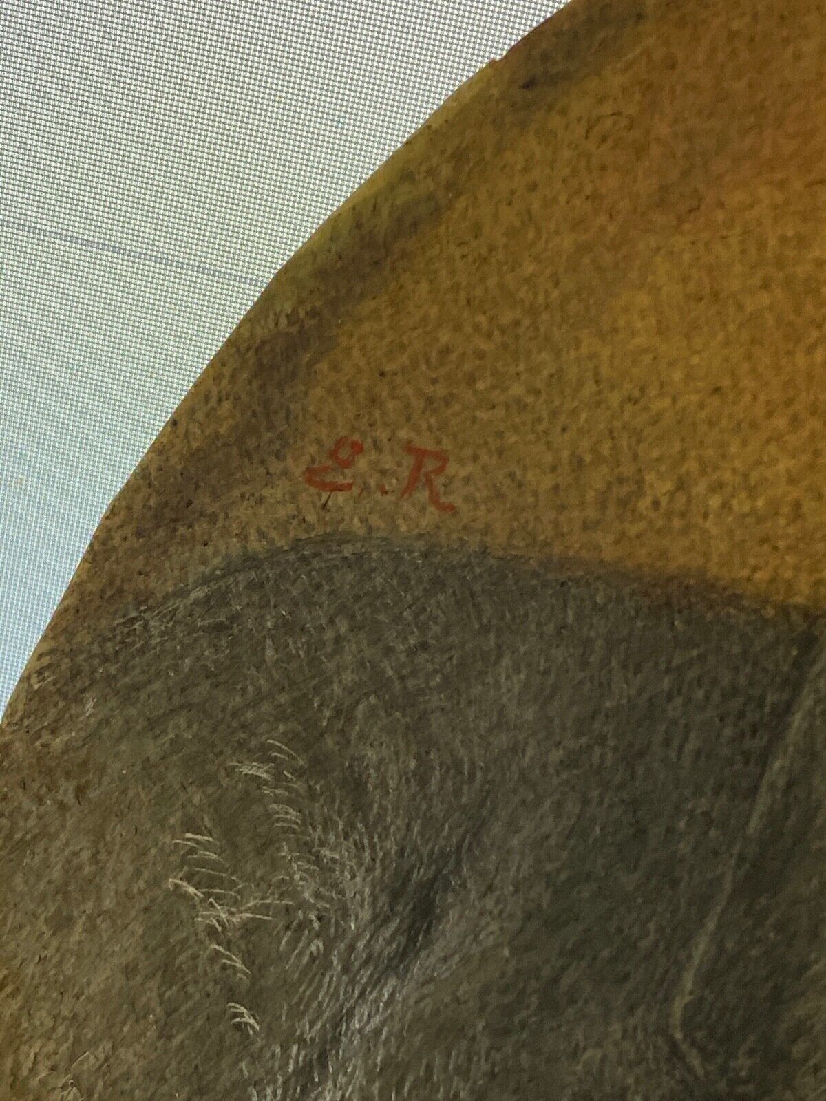 Miniature painted,  signature to identify nineteenth century man