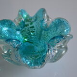 empty blue Murano pockets