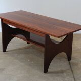 Mid century modern mahogany Coffee Table, 1970´s, Soviet Union