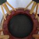 Pair of rattan stools, Maison Drucker