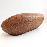 Canapé œuf en rotin tissé par Habitat, années 1970