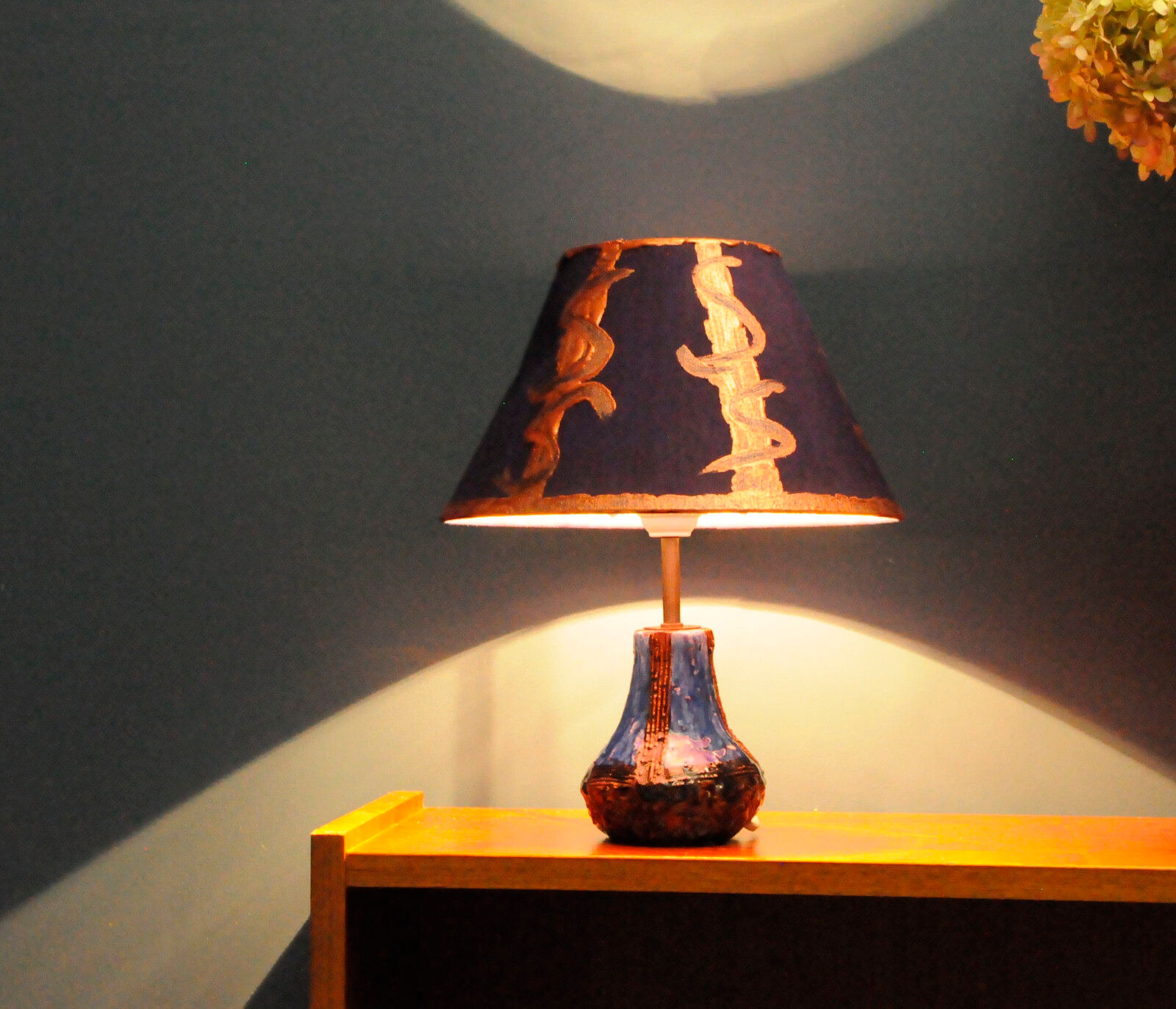 Scandinavian ceramic lamp