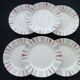 Set de 6 assiettes plates en faience de Sarreguemines  Modèle Neuilly