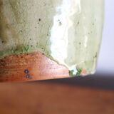 Glazed terracotta vase – signed Avonta