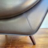 Fauteuil avec Cendrier par Henry Walter Klein pour Bramin Møbler, 1969