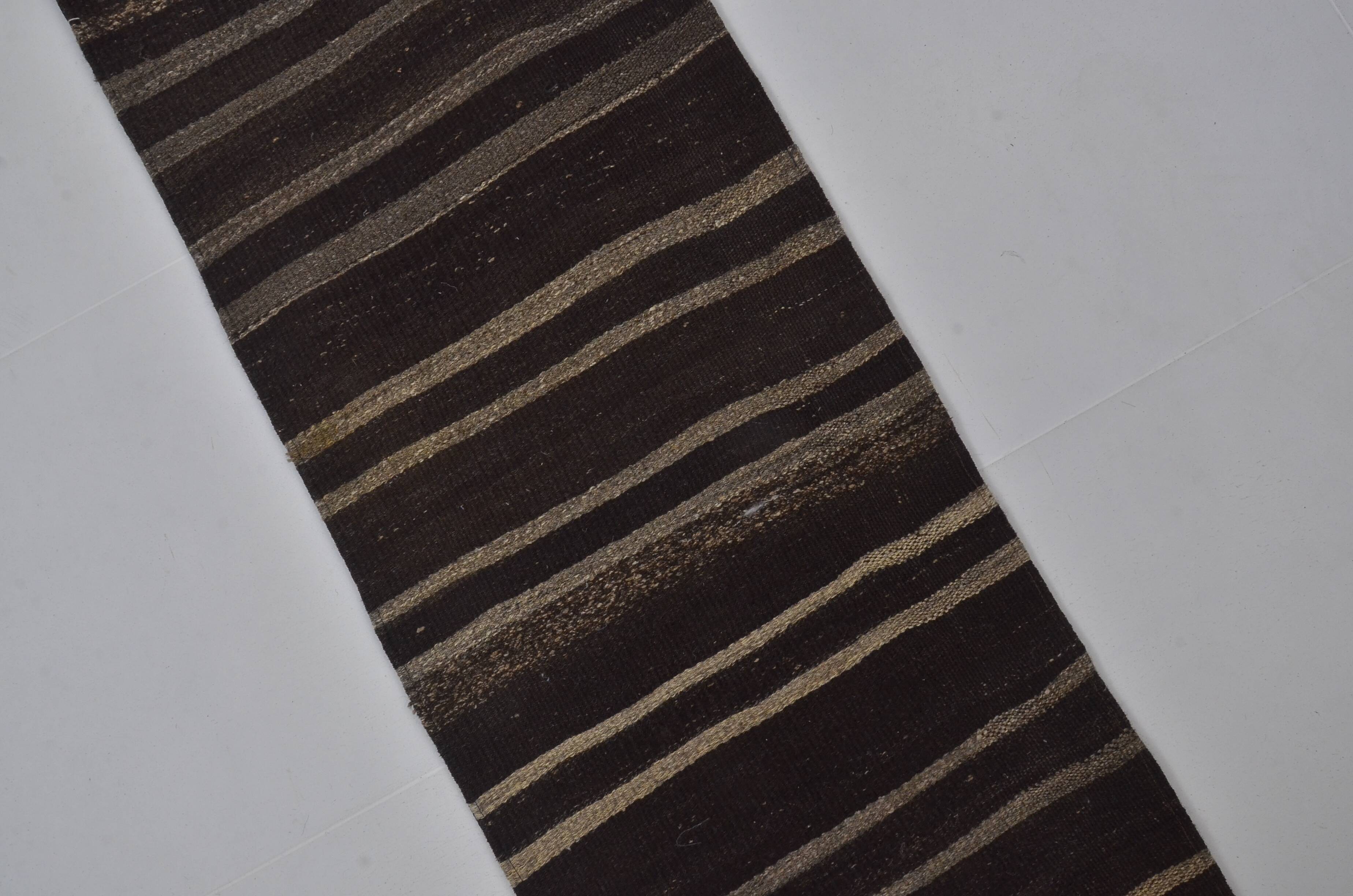 Organic Wool Goat Hair Runner Rug sku 3838