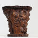 Brutalist tree trunk console bar 1970s