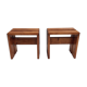 Paire de tabourets par Charlotte Perriand pour les Arcs, années 1960