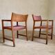 Fauteuils vintage danois de Borge Mogenson