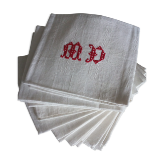 Lot of 12 tea towels