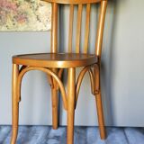 Chaise de bistrot en bois courbé Mahieu