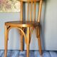 Mahieu curved wooden bistro chair