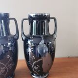 Pair of art deco vases signed Hem Michel Herman