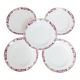 Set of 5 deep plates in Limoges porcelain Bhl