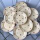 Set of 10 dessert plates fb badonviller 30-40s
