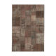Handwoven turkish 203 cm x 300 cm brown patchwork rug