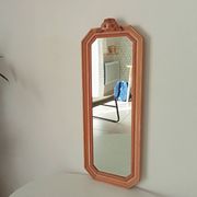 Miroir vintage octogonale avec fronton