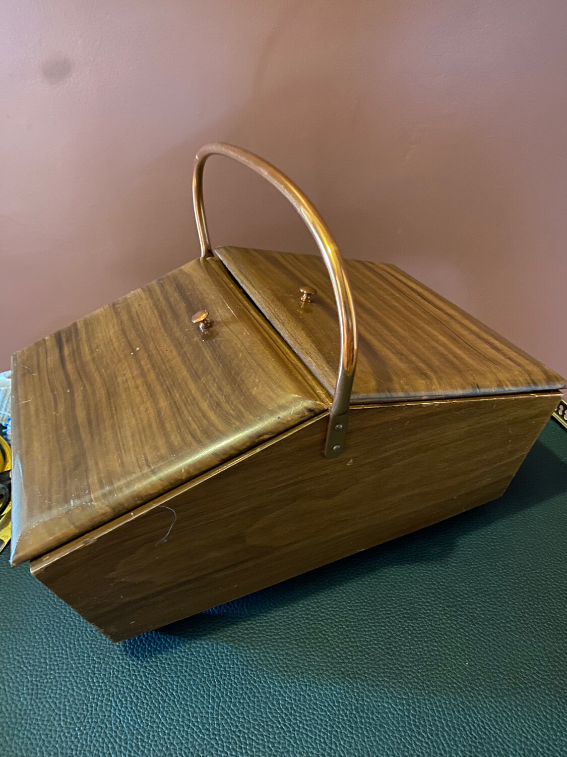 Worker, vintage sewing box