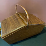 Worker, vintage sewing box