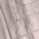 Antique linen and cotton towel dyed in soft pink
