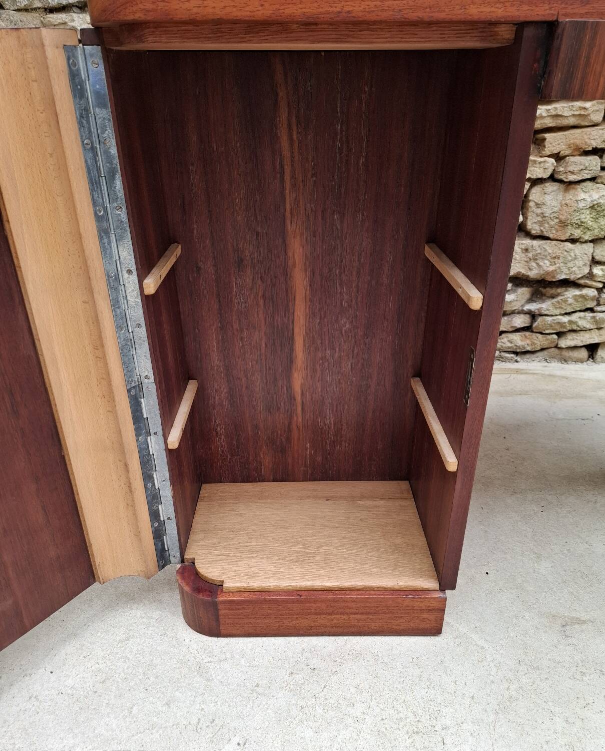 Art Deco Desk in Macassar Ebony