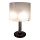Lampe de table en verre et plastique Italie 1970