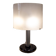 Lampe de table en verre et plastique Italie 1970