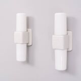 Pair wilhelm wagenfeld barhroom wall lamps 1960 germany