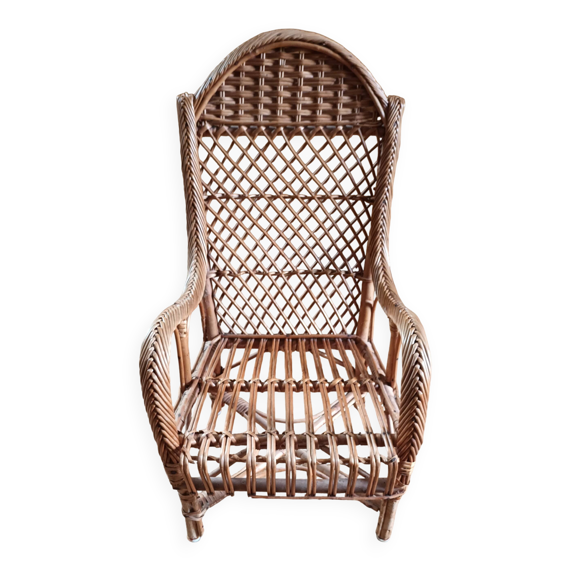 Children's rattan armchair