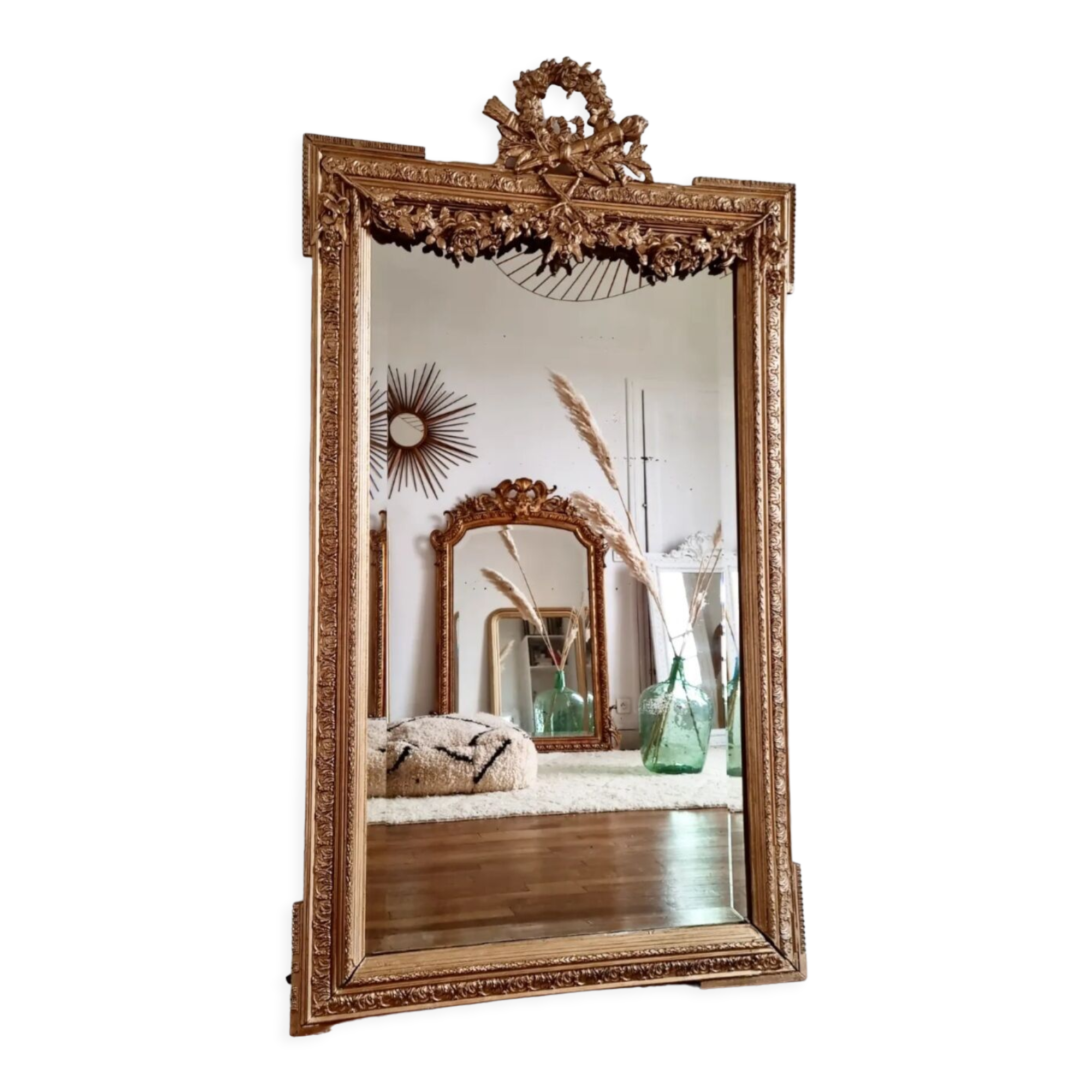 Old mirror Napoleon III