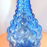Carafe italienne Empoli bleue 1970