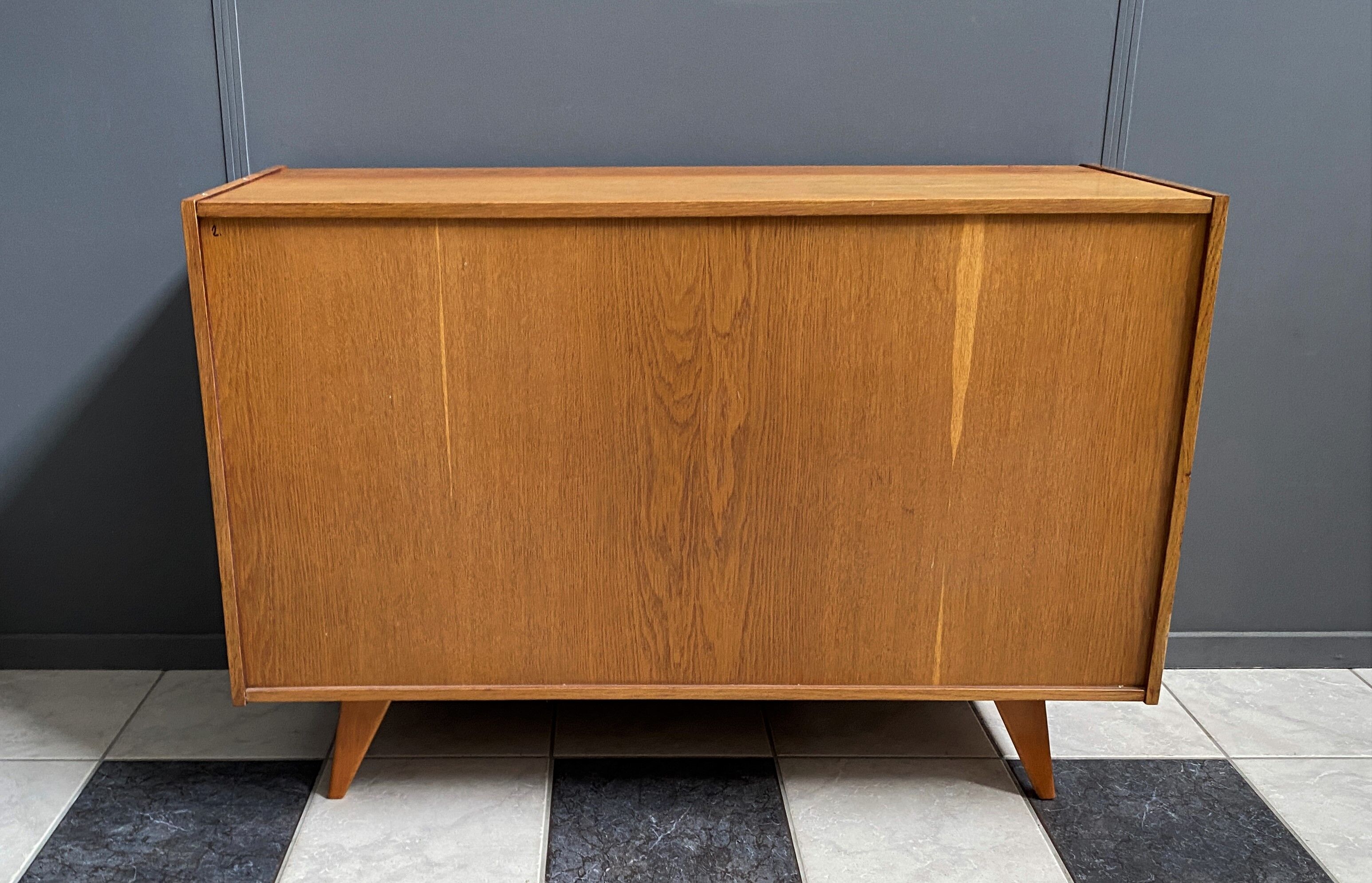 Jiri Jiroutek Pink sideboard model U452 1960s by Interier Praha