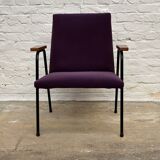 Fauteuil pierre Guariche Meurop tissus d’origine