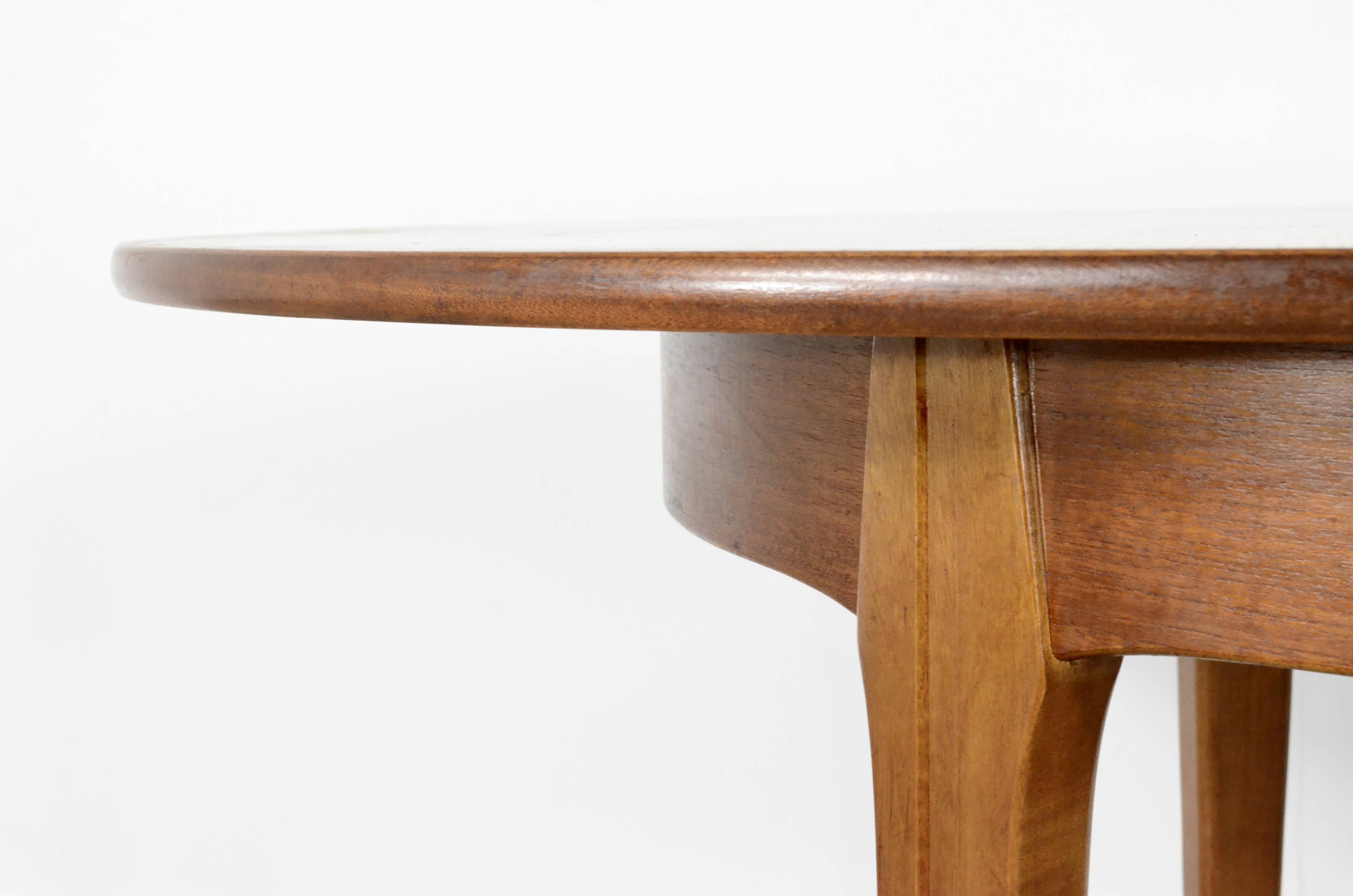 Midcentury Oblong Teak Extending Table. Vintage Modern / Danish / Retro Style .