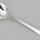 Set of 12 silver-plated metal table spoons Christofle Amérique, Art Deco, 20.5 cm.