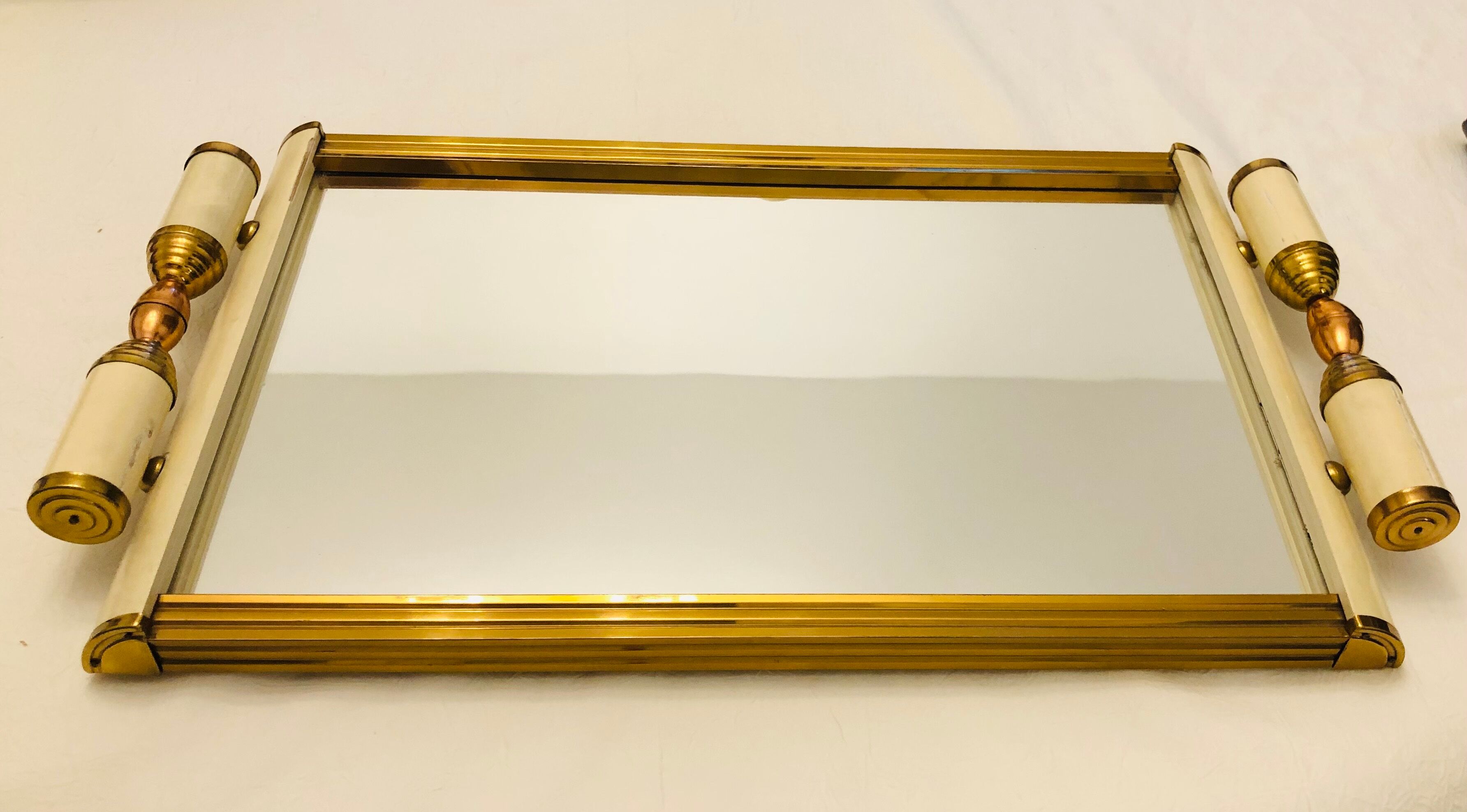 Large mirror tray