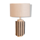 Ecru and black Hepburn sandstone lamp
