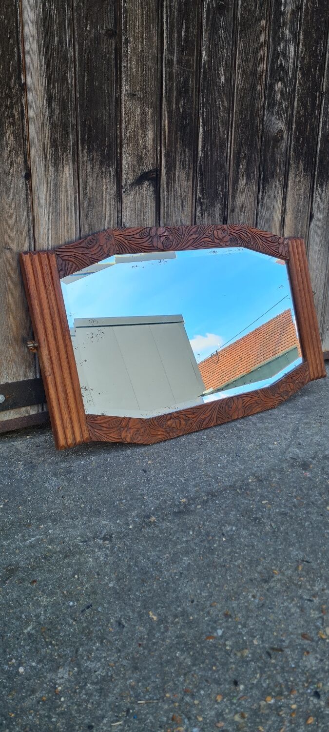 Miroir biseauté art deco