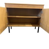 Vintage chest of drawers with steel legs