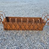 Wrought iron wall planter