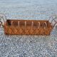 Wrought iron wall planter